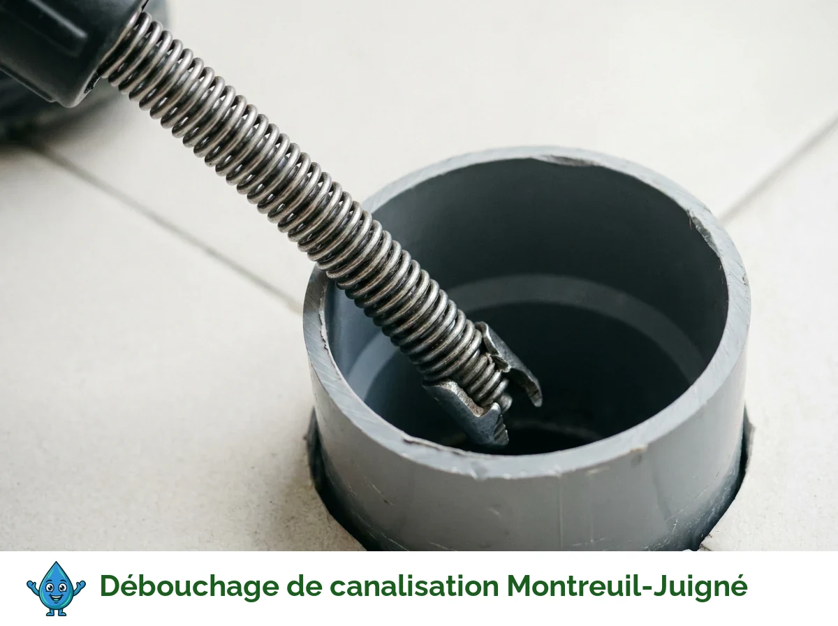 Débouchage de canalisation à Montreuil-Juigné