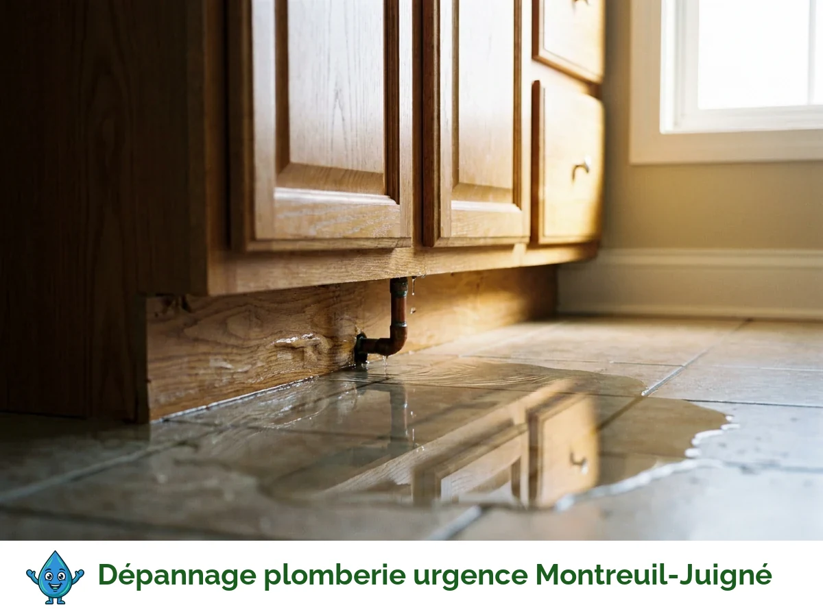 Dépannage plomberie urgence à Montreuil-Juigné
