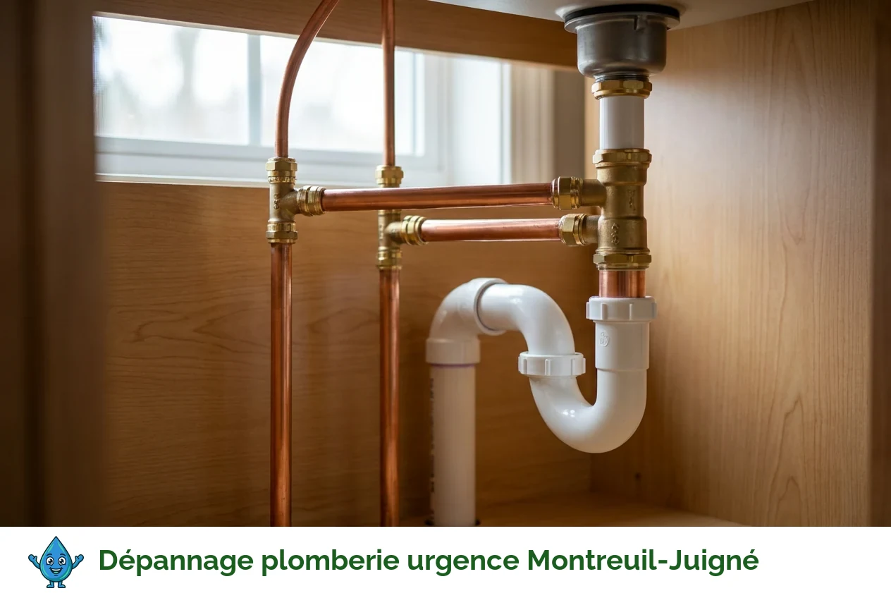 Dépannage plomberie urgence à Montreuil-Juigné