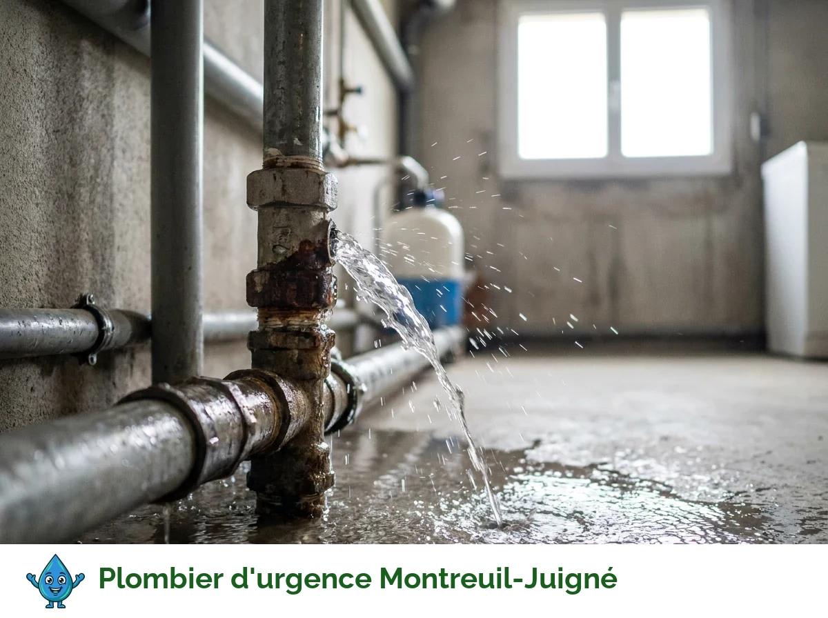 Plombier d'urgence à Montreuil-Juigné