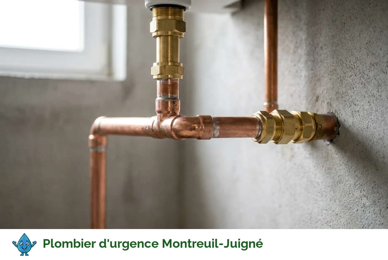 Plombier d'urgence à Montreuil-Juigné