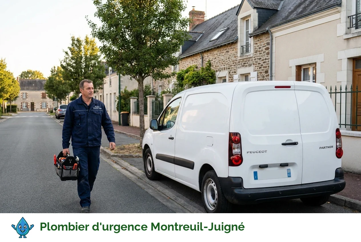 Plombier d'urgence à Montreuil-Juigné