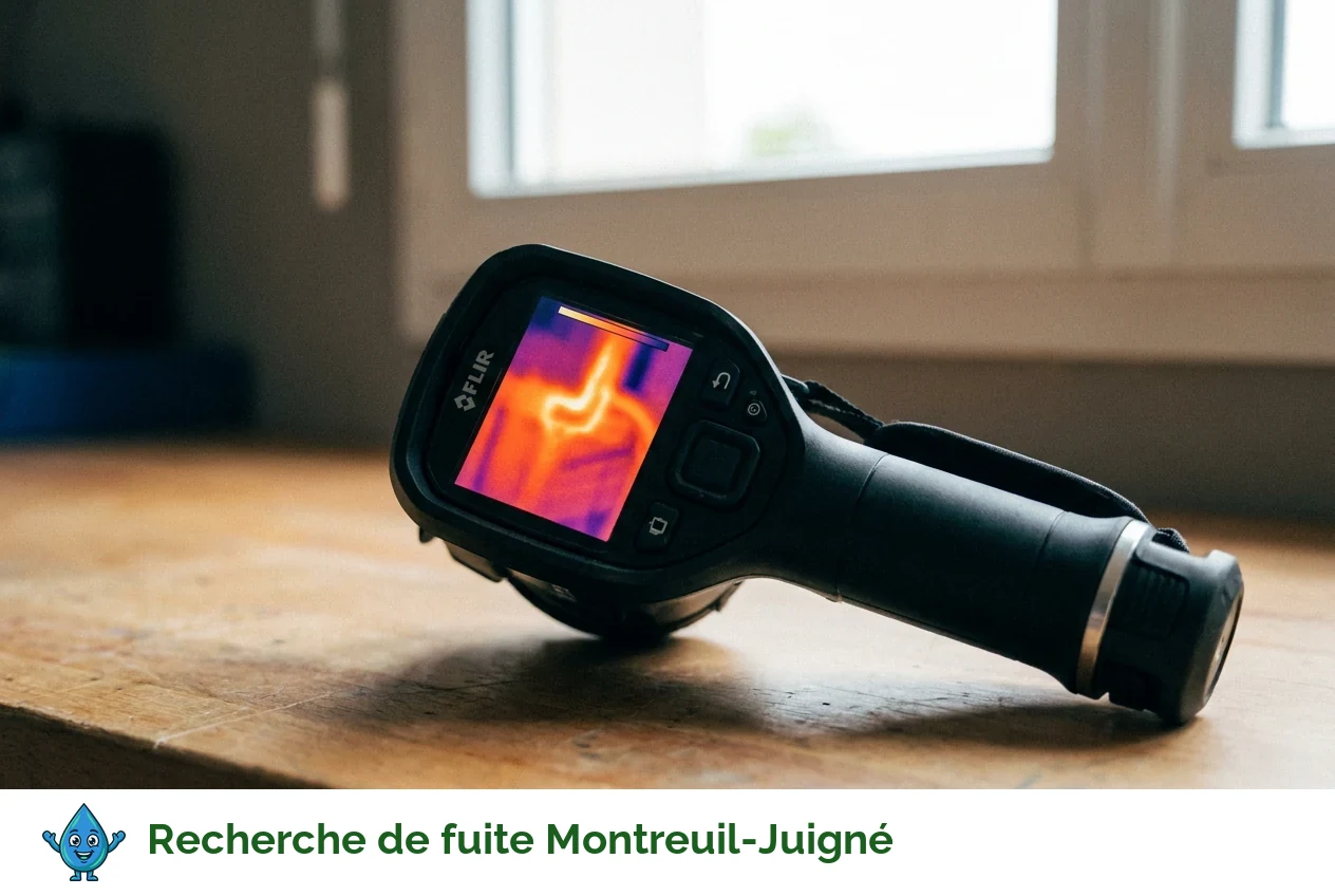 Recherche de fuite à Montreuil-Juigné