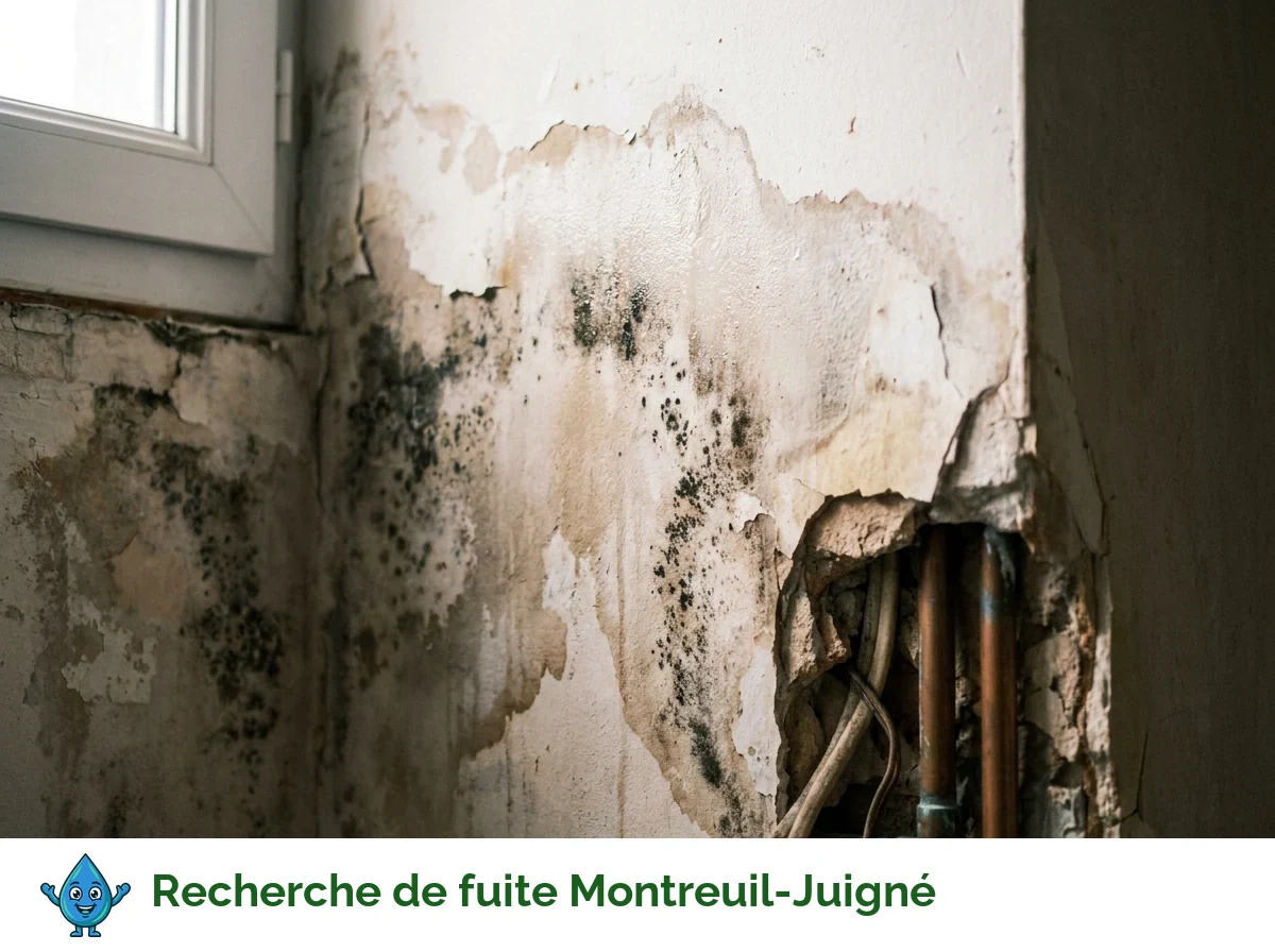 Recherche de fuite à Montreuil-Juigné