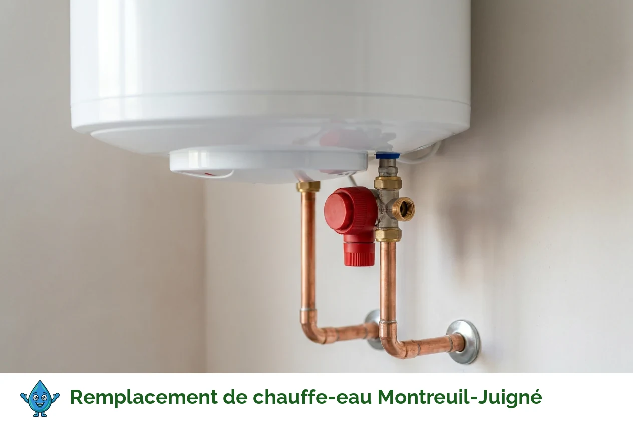 Remplacement de chauffe-eau à Montreuil-Juigné