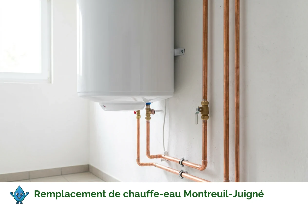 Remplacement de chauffe-eau à Montreuil-Juigné
