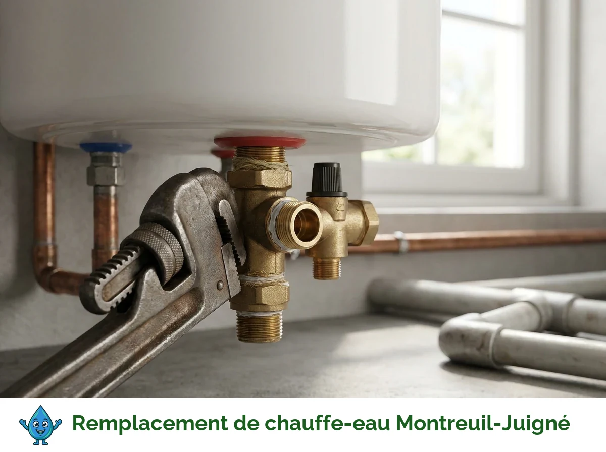 Remplacement de chauffe-eau à Montreuil-Juigné