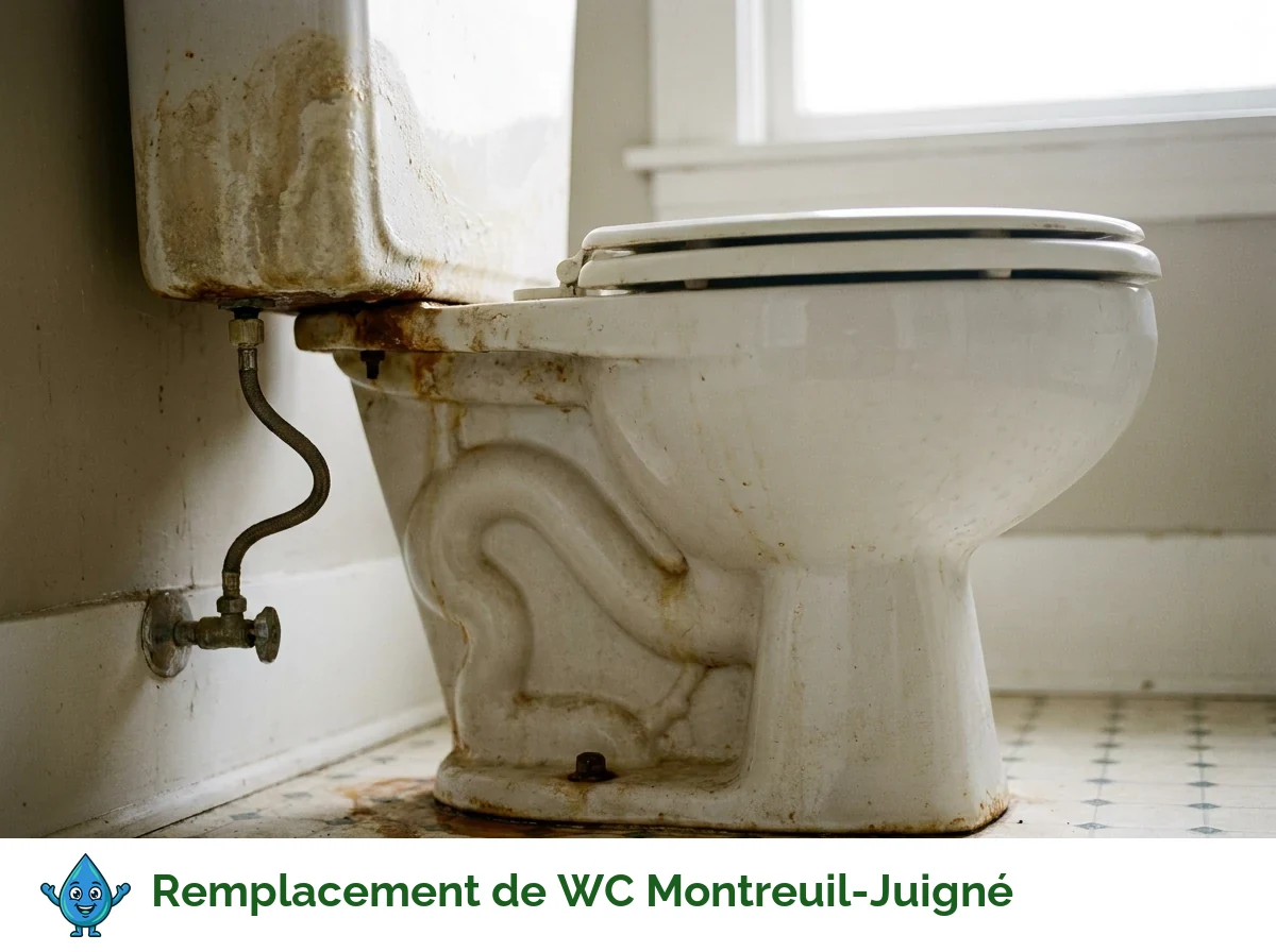 Remplacement de WC à Montreuil-Juigné