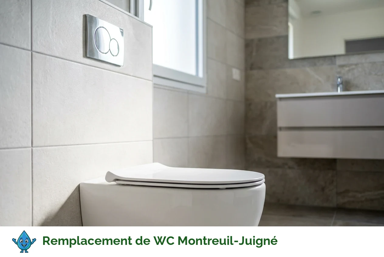 Remplacement de WC à Montreuil-Juigné