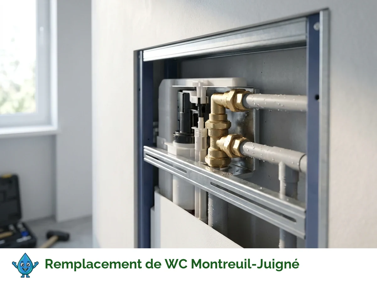 Remplacement de WC à Montreuil-Juigné