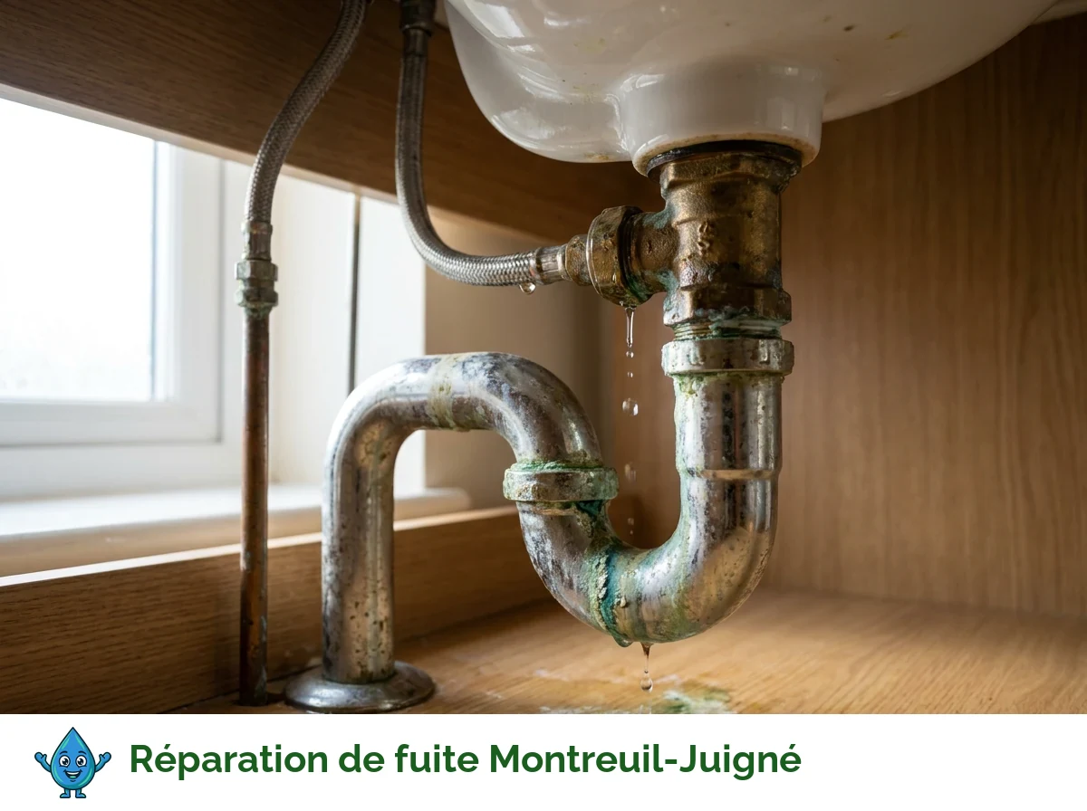 Réparation de fuite à Montreuil-Juigné