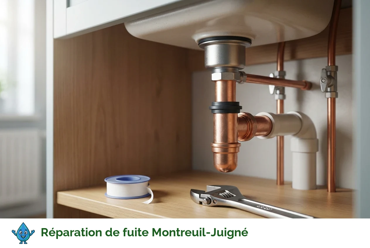 Réparation de fuite à Montreuil-Juigné