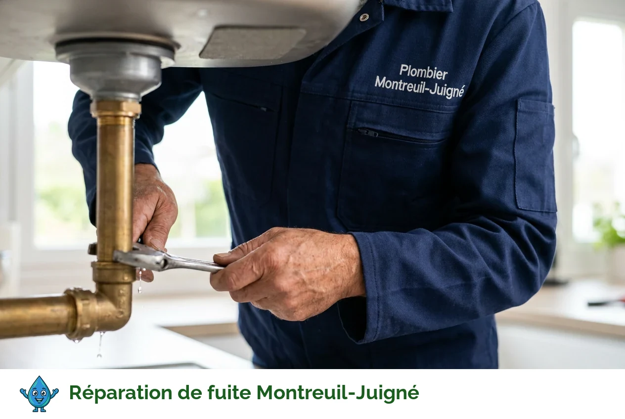 Réparation de fuite à Montreuil-Juigné